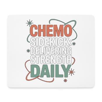 Oncology Nurse Chemo Sidekick Healthcare Worker - Mousepad (Querformat) - Weiß - Vorne