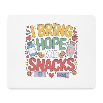 Oncology Nurse I Bring Hope And Hospital Nurse - Mouse Pad (horizontal) - white - Front