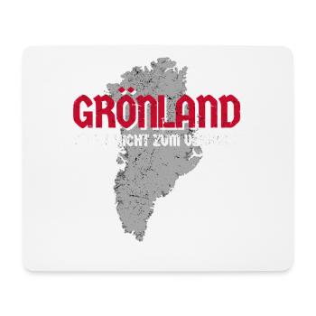 Groenland Non à vendre - Tapis de souris (format paysage) - blanc - Devant