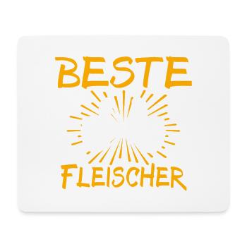 Fleischer Geschenkidee - Mousepad (Querformat) - Weiß - Vorne