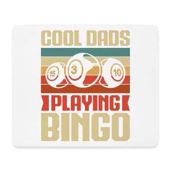 Bingo Game Cool Dads Playing Bingo - Mouse Pad (horizontal) - white - Front