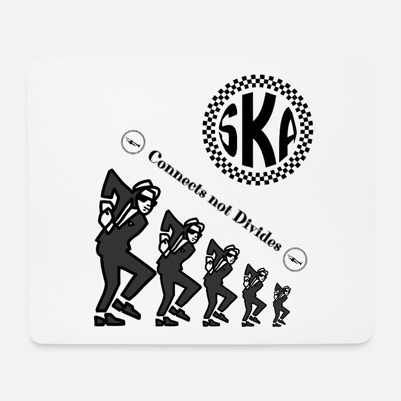 Ska music Connects - Mouse Pad (horizontal) - white