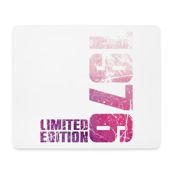 50. Geburtstag Mann Frau 50 Jahre 1976 Geschenk - Mousepad (Querformat) - Weiß - Vorne
