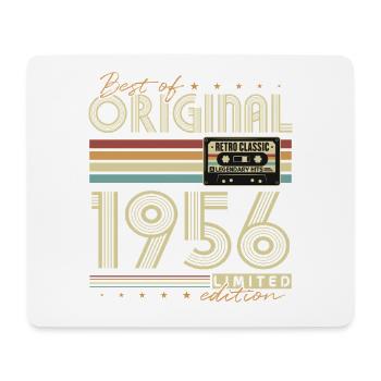 Original 1956 Vintage Vintage Anniversaire Rétro - Tapis de souris (format paysage) - blanc - Devant