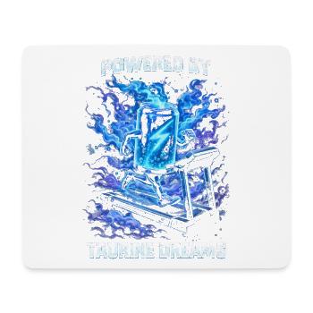 Energy Drink Powered By Taurine Dreams - Mousepad (Querformat) - Weiß - Vorne