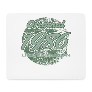 40th Birthday 1986 Gift for Men and Women - Mouse Pad (horizontal) - white - Front