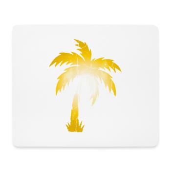 Palm Tree Symbol Vintage - Mouse Pad (horizontal) - white - Front