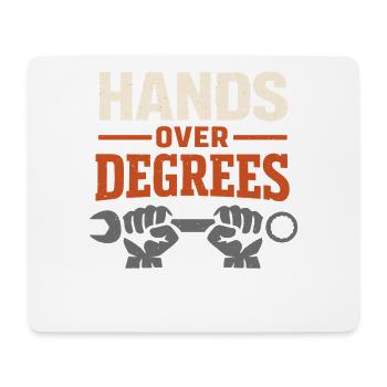 workers who are trained as welders and - Mouse Pad (horizontal) - white - Front