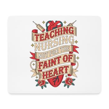 Enseignant en soins infirmiers enseignant en soins infirmiers - Tapis de souris (format paysage) - blanc - Devant