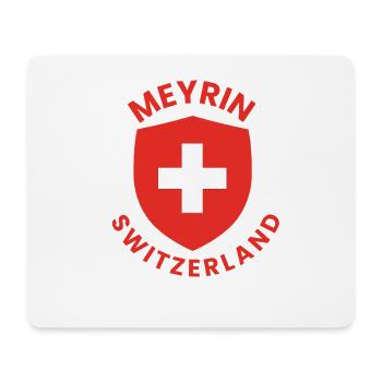 Meyrin Schweiz Shield - Mouse Pad (horizontal) - white - Front