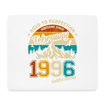 Édition limitée cadeau d’anniversaire de février 1996 - Tapis de souris (format paysage) - blanc - Devant
