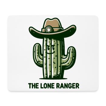 Chapeau de cowboy en cactus - Tapis de souris (format paysage) - blanc - Devant