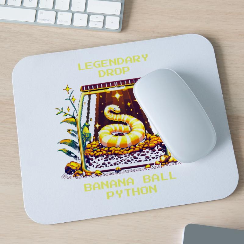 Découverte légendaire : python romain banane | Python Tapis de souris (format paysage)