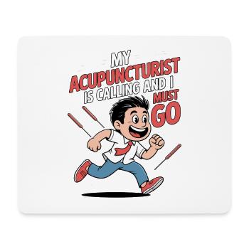 Acupuncture Chinese Medicine Health - Mouse Pad (horizontal) - white - Front