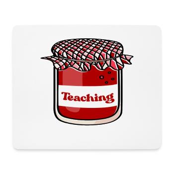 Lehrjam: Teaching is my jam - Mouse Pad (horizontal) - white - Front