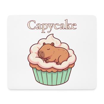 Motif mignon de cupcakes capybara capybara - Tapis de souris (format paysage) - blanc - Devant