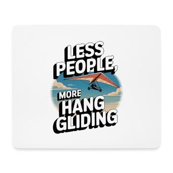 Drachenflieger Hängegleiter Luftsport Enthusiasten - Mousepad (Querformat) - Weiß - Vorne