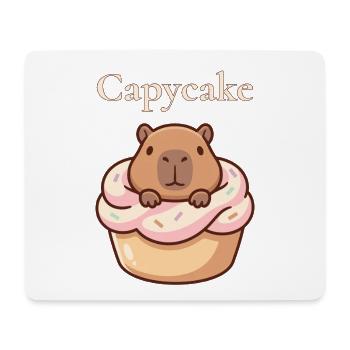 Capycake Capybara in Cupcake Sweet Motif - Mouse Pad (horizontal) - white - Front