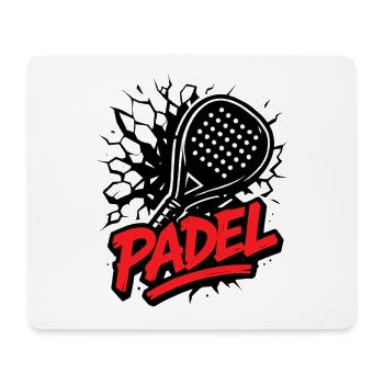 Padel - Racket Sport - Mouse Pad (horizontal) - white - Front