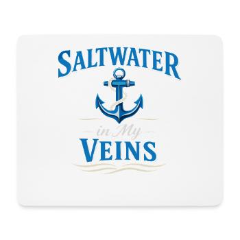 Cadeau de navigation pour le travail de matelot en mer - Tapis de souris (format paysage) - blanc - Devant