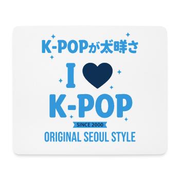 Ich liebe den K-Pop Original Seoul Style seit 2000 - Mousepad (Querformat) - Weiß - Vorne