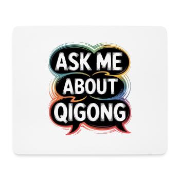 Qigong Tai Chi - Tapis de souris (format paysage) - blanc - Devant