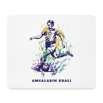 Amcalarin Krali Fußball Onkel Design - Mousepad (Querformat) - Weiß - Vorne