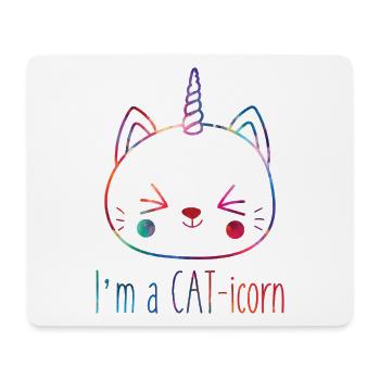 I'm a Caticorn Cat Unicorn Cat Lover - Mouse Pad (horizontal) - white - Front