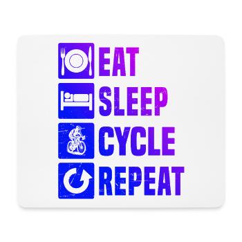 Roadbike Vibes für Rennrad - Mousepad (Querformat) - Weiß - Vorne