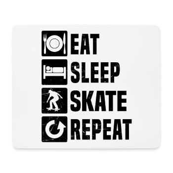 Skateboarding perfect for every skater - Mouse Pad (horizontal) - white - Front