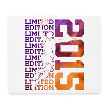 ÉDITION LIMITÉE 2015 BASKETBALL 11E ANNIVERSAIRE - Tapis de souris (format paysage) - blanc - Devant