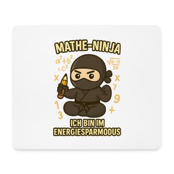 Ninja drôle de maths pour professeur de maths - Tapis de souris (format paysage) - blanc - Devant