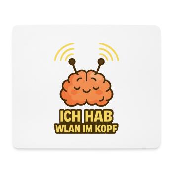 Free Wifi - Freies WLAN - Mouse Pad (horizontal) - white - Front
