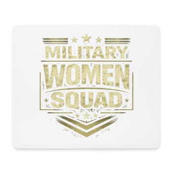 Female Soldier Female Soldiers - Mouse Pad (horizontal) - white - Front