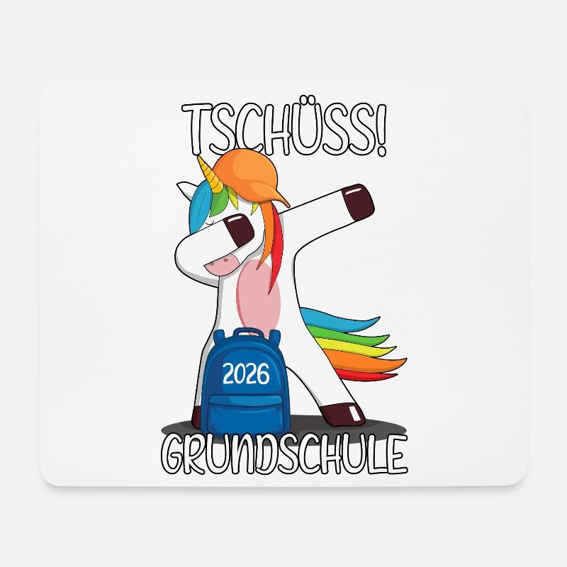 Grundschule Abschluss 2026 Grundschulabschluss - Mousepad (Querformat) - Weiß