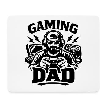 Gaming Dad - Gamer Geschenk - Mousepad (Querformat) - Weiß - Vorne