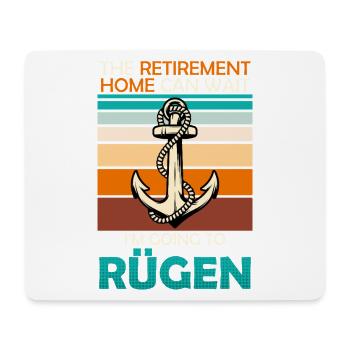 Retraités MAISON DE RETRAITE PEUT ATTENDRE : FERRY POUR RÜGEN - Tapis de souris (format paysage) - blanc - Devant