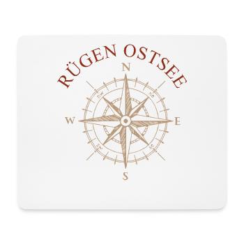Ostsee INSEL RÜGEN Urlaub Lustiges - Mousepad (Querformat) - Weiß - Vorne