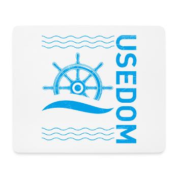 Île USEDOM Mer Baltique Vacances d’Usedom - Tapis de souris (format paysage) - blanc - Devant