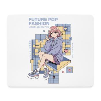 Future Pop Fashion Kawaii Generation K-Pop Anime - Tapis de souris (format paysage) - blanc - Devant