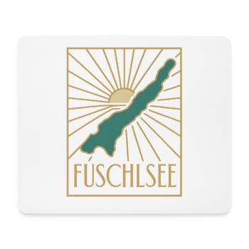 Fuschlsee Sonnenstrahl Vintage - Mousepad (Querformat) - Weiß - Vorne