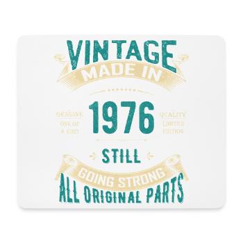 Vintage 1976 Still Going Strong - Mouse Pad (horizontal) - white - Front