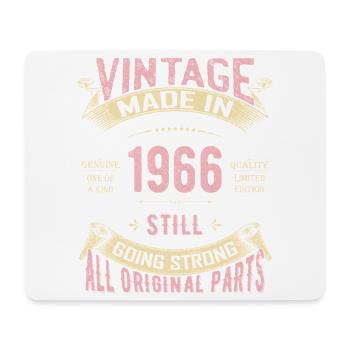 Vintage 1966 immer noch stark - Mousepad (Querformat) - Weiß - Vorne