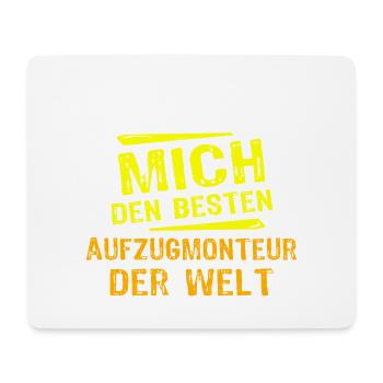 Don de technicien d’ascenseur - Tapis de souris (format paysage) - blanc - Devant