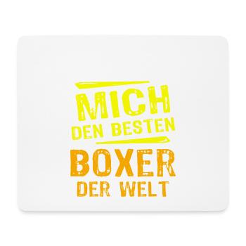 Boxer Geschenk - Mousepad (Querformat) - Weiß - Vorne