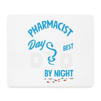 Pharmazeut Bei Tag Vater Bei Nacht Vater Apotheke - Mousepad (Querformat) - Weiß - Vorne
