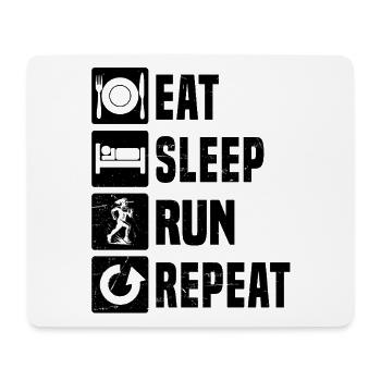 Easy Running Timeless Design - Mouse Pad (horizontal) - white - Front