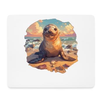 Sea Lions Sea Lion - Mouse Pad (horizontal) - white - Front