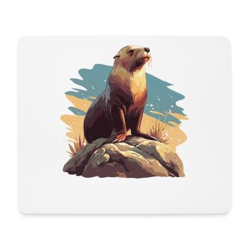 Sea Lions Sea Lion - Mouse Pad (horizontal) - white - Front