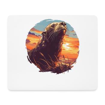 Sea Lions Sea Lion - Mouse Pad (horizontal) - white - Front